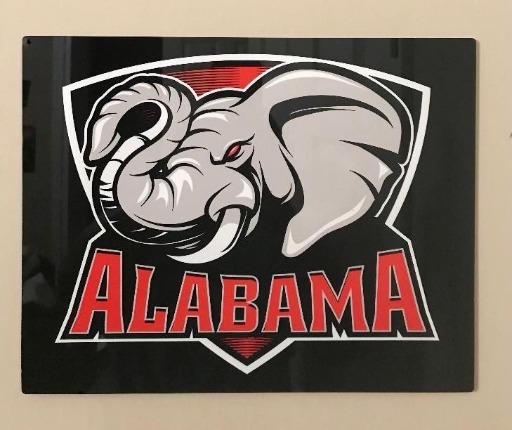 Custom Alabama Metal Photo